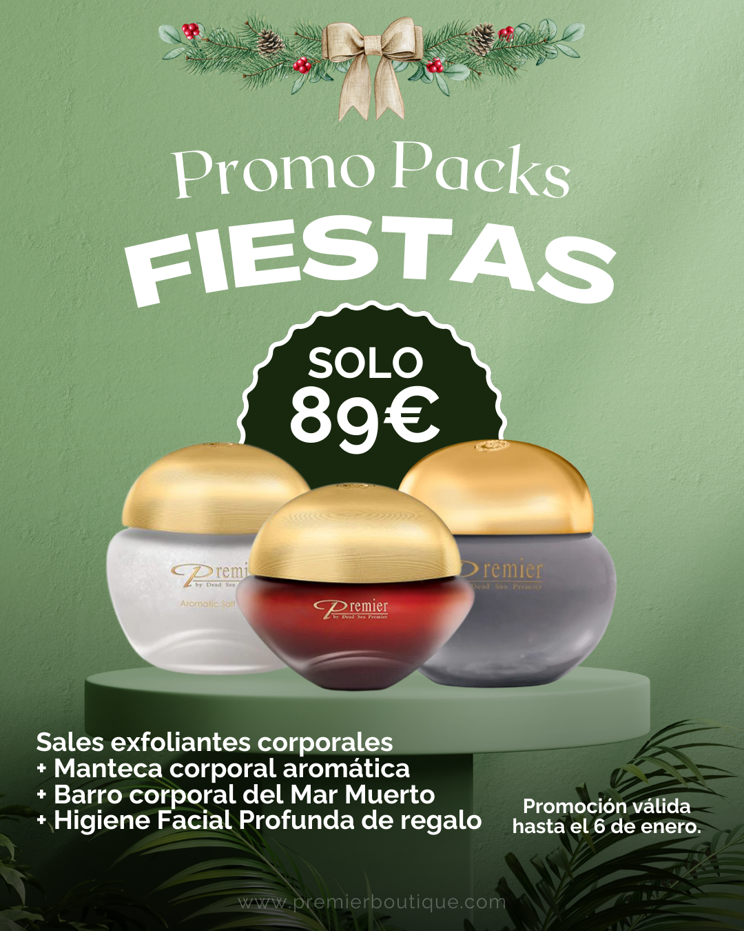 Pack corporal spa navideño