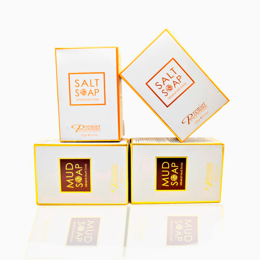Pack Jabón de Sal Mineral + Jabón de Barro del Mar Muerto